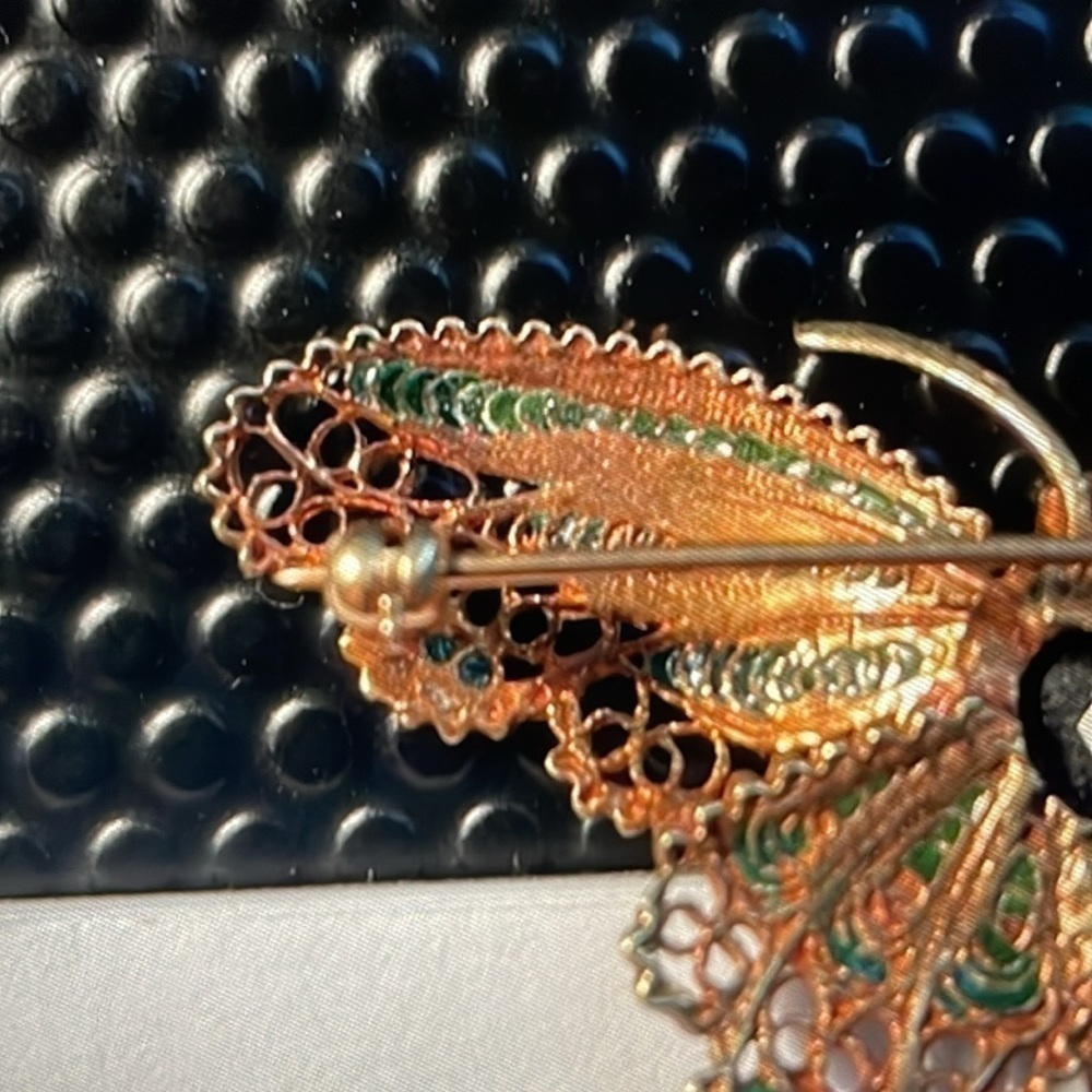 Vintage jewelry 14k gold Butterfly 21g - Picture 4 of 4